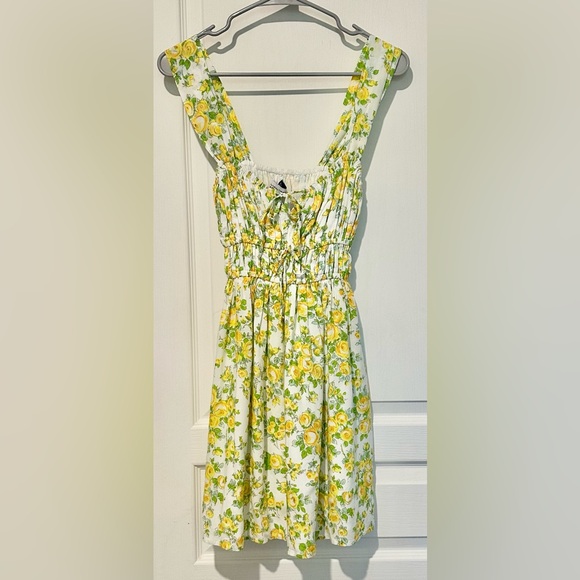 Faithful the Brand Sleeveless Praia Mini Dress in Morello Floral Print - Picture 2 of 12